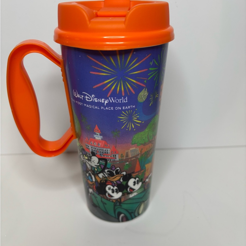Disney World Orange Travel Mug